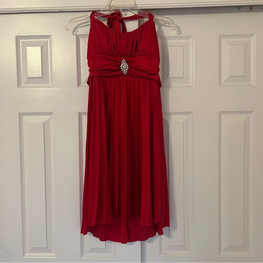 Juniors Red Dress